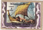Stamps United Arab Emirates -  barcos