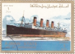 Stamps United Arab Emirates -  buques-titanic