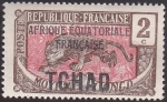 Stamps Europe - France -  tchad (tigres)