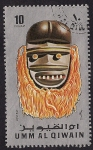Stamps : Asia : United_Arab_Emirates :  Umm al Quiwain - máscaras