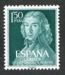 Stamps Spain -  1329- II centenario del nacimiento de Leandro Fernández de Moratín. Retrato. 