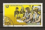 Stamps : Europe : Germany :  DDR / Establecimientos para Formaciones / Correos.