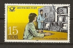 Stamps Germany -  DDR / Establecimientos para Formaciones / Radio y tv.