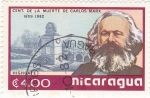 Stamps : America : Nicaragua :  centenario de la muerte de carlos marx