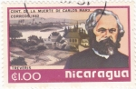 Stamps : America : Nicaragua :  centenario de la muerte de carlos marx