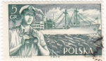 Stamps Poland -  marinos