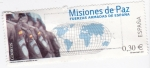 Stamps Spain -  misiones de paz-fuerzas armadas de españa