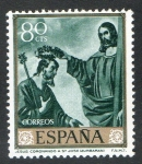 Stamps Spain -  1421- Francisco de Zurbarán. 