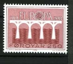 Stamps : Europe : Denmark :  Islas Feroe Tema Europa