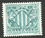 Stamps Spain -  Plan sur de Valencia