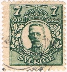 Stamps Sweden -  GUSTAVO V 1918-19. Y&T Nº 97