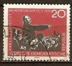 Sellos de Europa - Alemania -  40a Aniversario del asesinato de Karl Liebknecht y Rosa Luxemburgo-DDR 