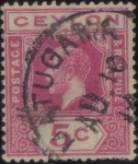Stamps Sri Lanka -  rey George V