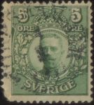 Stamps : Europe : Sweden :  Rey Gustav V