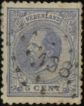 Stamps Netherlands -  Rey William III