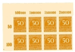 Stamps Germany -  Bloque de 8 -  Cifras