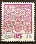 Sellos de Europa - Alemania -  Plauen patrón de encaje-DDR.