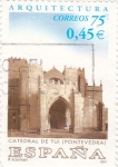 Sellos de Europa - Espa�a -  arquitectura-catedral de tui-pontevedra-