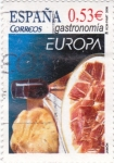 Stamps Spain -  gastronomía-jamón