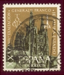 Stamps Spain -  1961 XXV Aniversario de la exaltacion del General Francisco - Edifil:1373