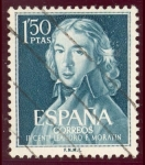 Sellos de Europa - Espa�a -  1961 II centenario nacimiento Leandro Fernandez Moratin - Edifil:1329