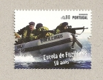 Stamps Portugal -  50 Aniv Escuela de Fusileros