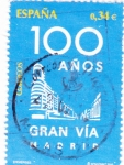 Stamps Spain -  100 años Gran Vía de Madrid
