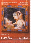 Stamps Spain -  navidad- Maternidad