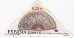 Stamps Spain -  Patrimonio nacional-abanico s. XIX Palacio Real de Aranjuez