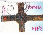 Stamps Spain -  Cruz de la Victoria  catedral de Oviedo