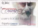 Stamps Spain -  pensamientos ausentes