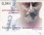 Stamps Spain -  pensamientos ausentes