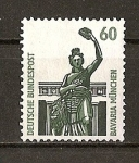 Stamps : Europe : Germany :  RFA / Curiosidades / Estatua de Bavaria.