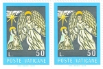 Sellos de Europa - Vaticano -  Angel y Maria
