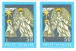 Stamps : Europe : Vatican_City :  Angel y Maria