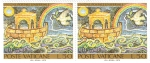Sellos del Mundo : Europa : Vaticano : Mosaico arca y paloma