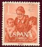 Stamps Spain -  1960 III centenario murte San Vicente Paul- Edifil:1297