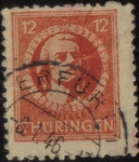 Stamps : Europe : Russia :  Thuringen