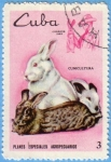 Stamps Cuba -  Planes Especiales Agropecuarios - Cunicultura