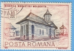 Stamps : Europe : Romania :  Biserica Manastirii Moldovita