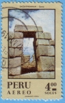 Stamps : America : Peru :  Sacsayhuaman - Cuzco