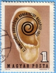 Stamps : Europe : Hungary :  XI Nemzetkozi Audiologiai Kongresszus