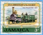 Sellos del Mundo : America : Jamaica : 125 th Anniversay of the Railway