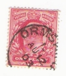 Stamps : Europe : United_Kingdom :  uk one penny