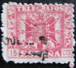 Stamps : Europe : Spain :  telegrafos españa