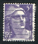 Stamps France -  Marianne. Gandom.