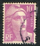 Stamps France -  Marianne. Gandom.