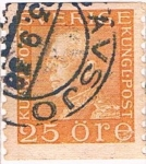 Stamps Sweden -  GUSTAVO V DENT. 10 VERT 1929-36 Y&T Nº 214