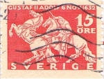 Stamps : Europe : Sweden :  3ER CENT. DE LA MUERTE DE GUSTAVO II ADOLFO. Y&T Nº 225