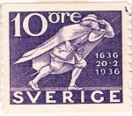 Stamps : Europe : Sweden :  TRICENTENARIO DE LOS CORREOS. Y&T Nº 236